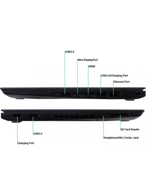 Lenovo ThinkPad T460s / i5-6200U / 8GB / 256 SSD / CAM / FHD / HU / Integrált / B / használt laptop