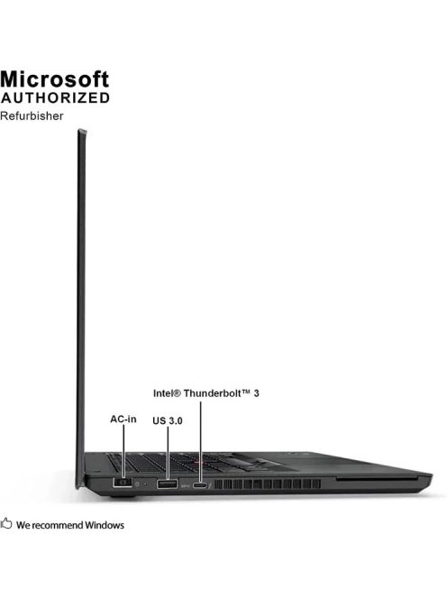 Lenovo ThinkPad T470 / i5-6300U / 16GB / 180 SSD / CAM / FHD / HU / Integrált / B / használt laptop új akkumulátorral