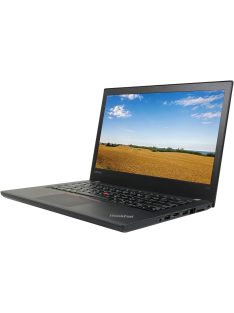   Lenovo ThinkPad T470 / i5-7300U / 8GB / 240 SSD / CAM / FHD / US / Integrált / B / használt laptop új akkumulátorral