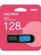 ADATA Pendrive 128GB, UV128 USB 3.2, Fekete-kék