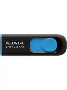 ADATA Pendrive 128GB, UV128 USB 3.2, Fekete-kék
