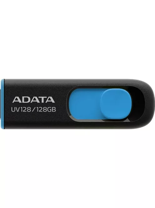 ADATA Pendrive 128GB, UV128 USB 3.2, Fekete-kék