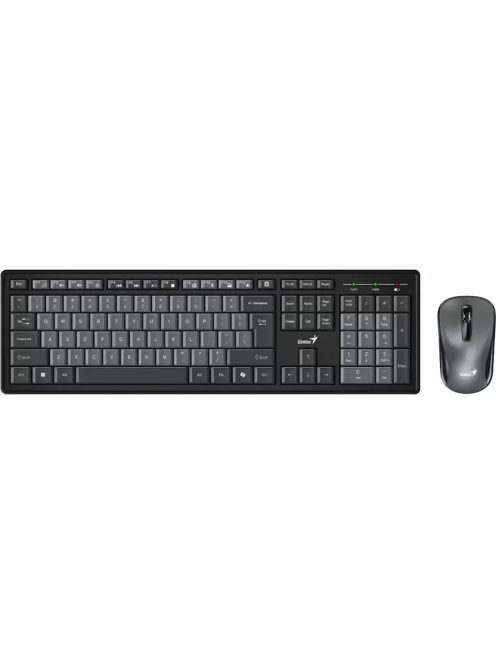 GENIUS Vezeték Nélküli Billentyűzet + egér KM-8200 Smart, USB Dual Color