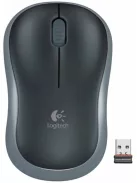 LOGITECH Egér - M185 Vezeték Nélküli Optikai Nano, Szürke
