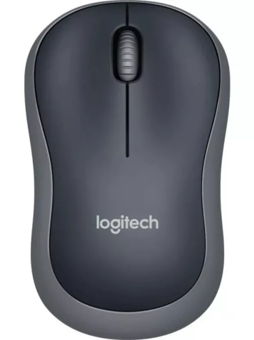 LOGITECH Egér - M185 Vezeték Nélküli Optikai Nano, Szürke