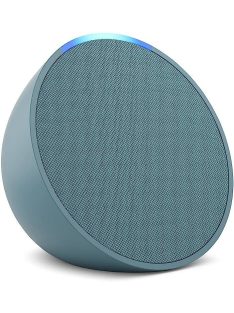   Amazon Echo Pop Full sound compact Bluetooth smart speaker with Alexa Midnight Turquoise