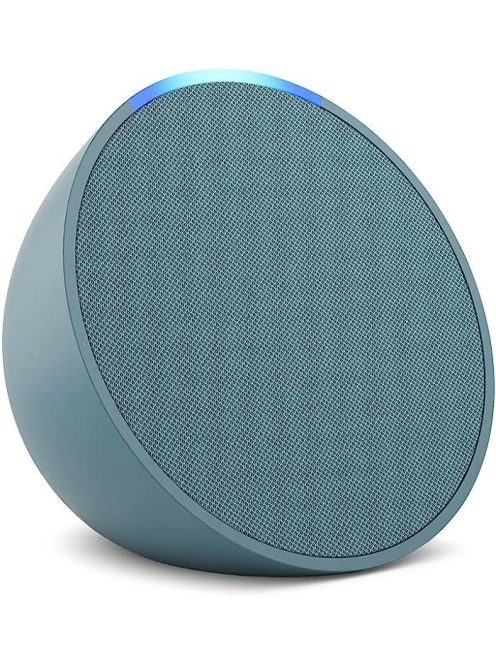 Amazon Echo Pop Full sound compact Bluetooth smart speaker with Alexa Midnight Turquoise