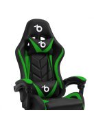 Delight BMD1115GR Gaming Chair Black/Green