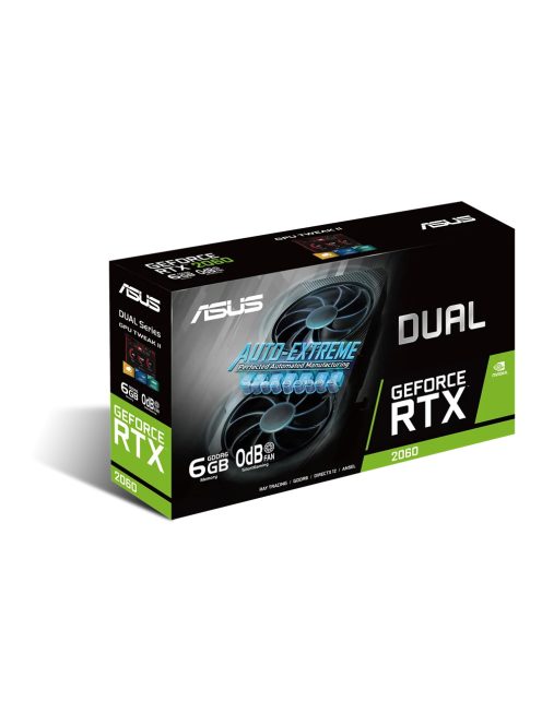 ASUS nVidia GeForce RTX 2060 DUAL EVO 6GB GDDR6  használt videokártya