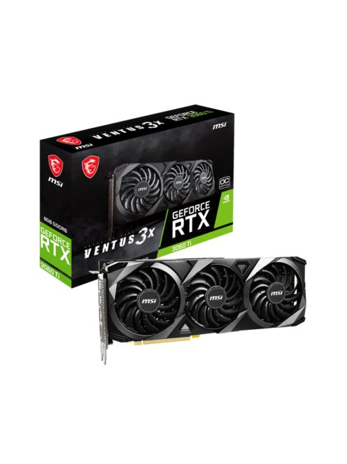 MSI GeForce RTX 3060 Ti Ventus 3X OC 8GB GDDR6 használt videokártya