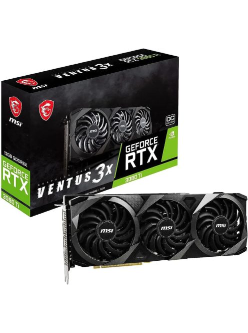 MSI nVidia GeForce RTX 3080 Ti VENTUS 3X 12GB GDDR6X  használt videokártya