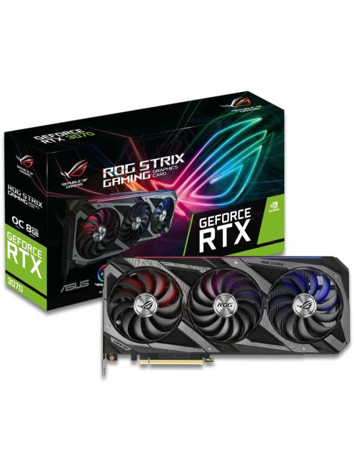 ASUS ROG STRIX RTX 3070 GAMING OC 8GB használt videokártya