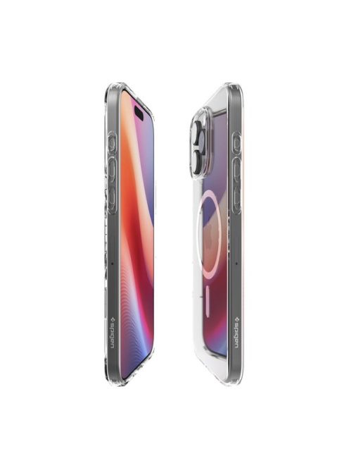 Spigen Liquid Crystal MagFit Apple iPhone 16 Pro Crystal Clear MagSafe tok, átlátszó