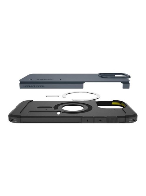 Spigen Tough Armor MagFit Apple iPhone 16 Pro tok, Metal Slate, szürke