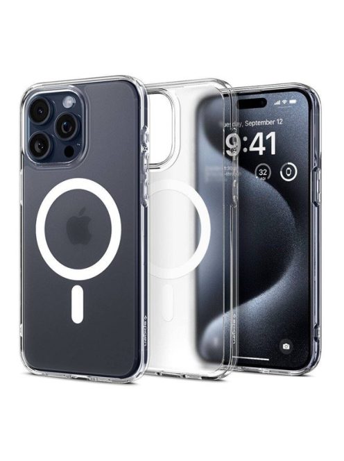 Spigen Ultra Hybrid MagFit Apple iPhone 16 Pro tok, Frost Clear tok, MagSafe, átlátszó