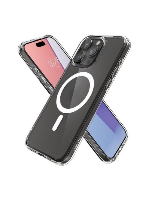 Spigen Ultra Hybrid MagFit Apple iPhone 16 Pro tok, Frost Clear tok, MagSafe, átlátszó