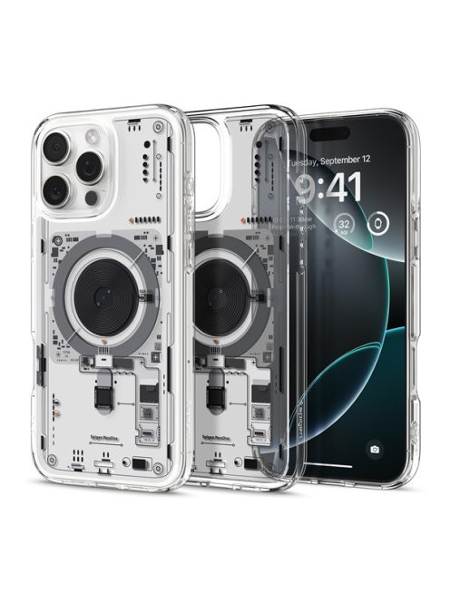 Spigen Ultra Hybrid MagFit Apple iPhone 16 Pro tok, Neo One MagSafe, átlátszó