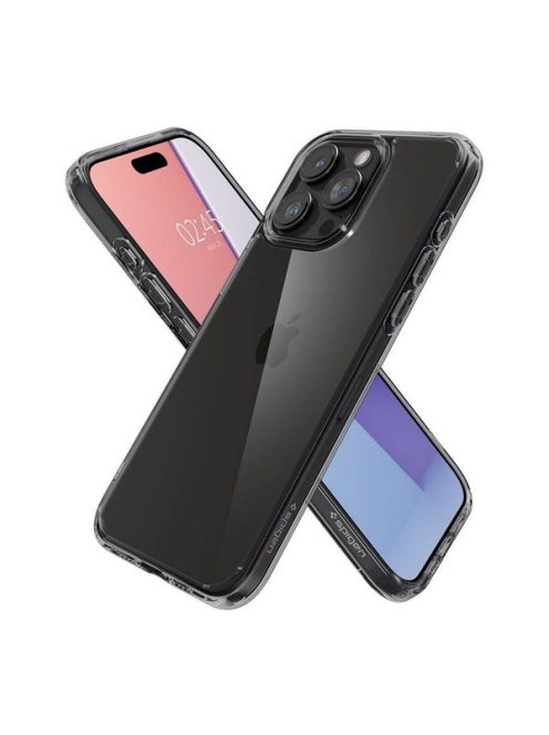 Spigen Ultra Hybrid Apple iPhone 16 Pro tok, Space Crystal, átlátszó-szürke