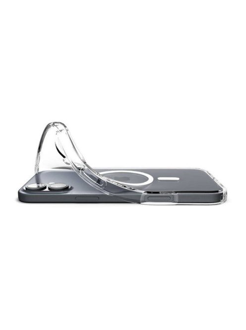 Spigen Liquid Crystal MagFit Apple iPhone 16 Plus Crystal Clear MagSafe tok, átlátszó