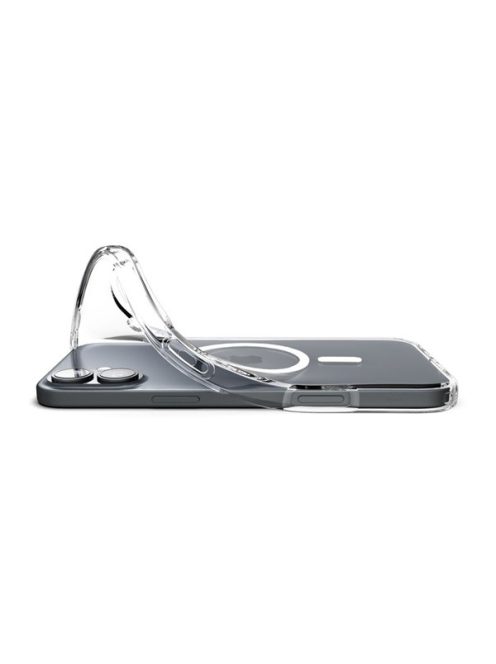 Spigen Liquid Crystal MagFit Apple iPhone 16 Plus Crystal Clear MagSafe tok, átlátszó