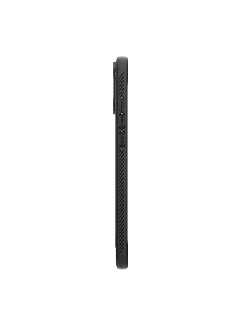 Spigen Rugged Armor MagFit Apple iPhone 16 Plus tok, Matte Black, fekete