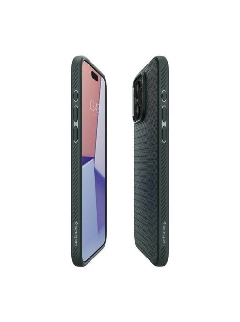 Spigen Liquid Air Apple iPhone 16 Pro Max tok Abyss Green, zöld