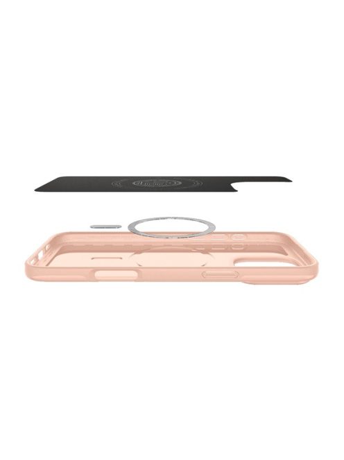 Spigen Thin Fit MagFit Apple iPhone 16 Pro Max tok, Rose Titanium MagSafe, rózsaszín