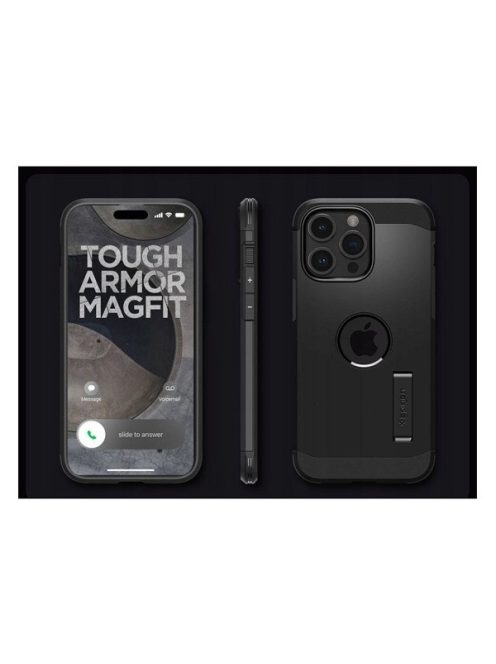 Spigen Tough Armor MagFit Apple iPhone 16 Pro Max MagSafe tok, fekete