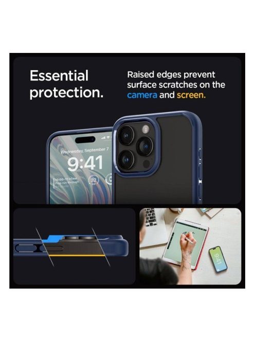 Spigen Ultra Hybrid Apple iPhone 16 Pro Max tok, Navy Blue, kék