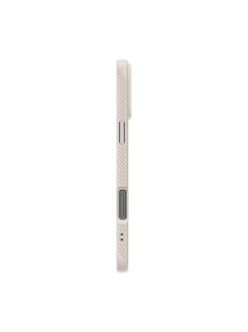 Spigen Liquid Air Apple iPhone 16 Pro Max tok, Natural Titanium, átlátszó-bézs