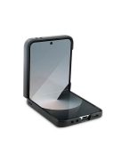 Guess PC/TPU Glitter Flakes Metal Logo Samsung Galaxy Z Flip6 hátlap tok, fekete