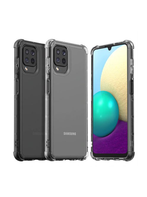 Samsung Galaxy M32 matt ütésálló gyári tok, füstszínű (GP-FPM325KDABW)