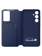 Samsung Galaxy S24 FE Smart View Wallet, gyári flip tok, kék