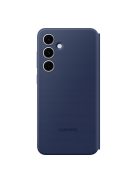 Samsung Galaxy S24 FE Smart View Wallet, gyári flip tok, kék