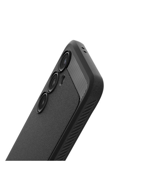 Spigen Rugged Armor Samsung Galaxy S24 FE Matte Black tok, fekete ACS08578