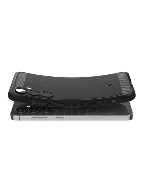 Spigen Rugged Armor Samsung Galaxy S24 FE Matte Black tok, fekete ACS08578