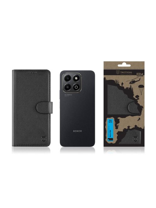 Tactical Field Notes Honor X6b flip/oldalra nyíló tok, fekete