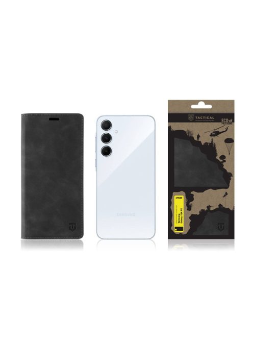 Tactical Xproof Samsung Galaxy S24 FE flip/oldalra nyíló tok, fekete