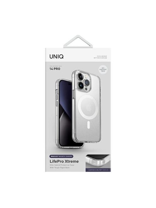 Uniq LifePro Xtreme Apple iPhone 14 Pro MagSafe szilikon tok, átlátszó