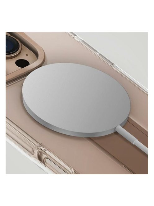 Uniq Heldro Max iPhone 16 Pro MagSafe tok kitámasztóval, átlátszó