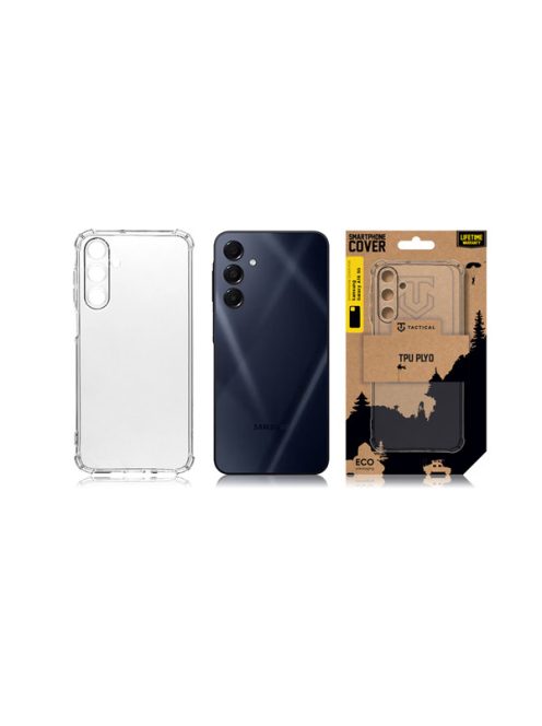 Tactical TPU Plyo Samsung Galaxy A16 5G hátlap tok, átlátszó