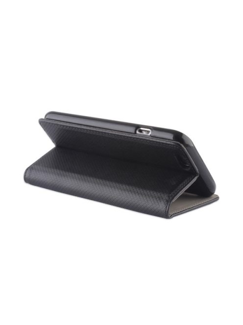 Magnet Samsung Galaxy J3 (2017) mágneses flip tok, fekete