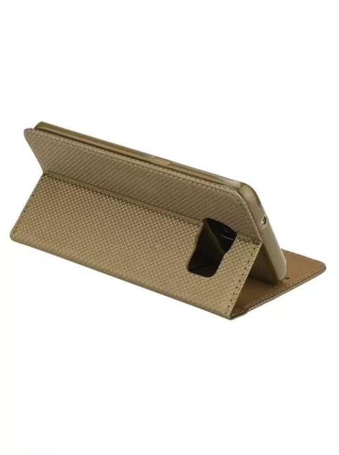 Magnet Samsung Galaxy J5 (2016) mágneses flip tok, arany