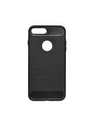 Forcell Carbon hátlap tok Apple iPhone 7/8/SE2020/SE2022, fekete