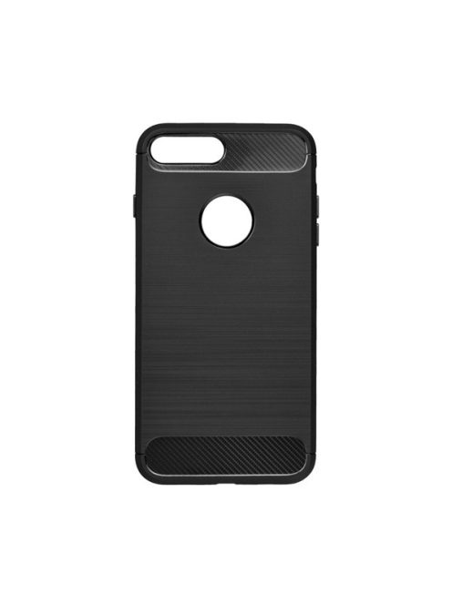 Forcell Carbon hátlap tok Apple iPhone 7/8/SE2020/SE2022, fekete