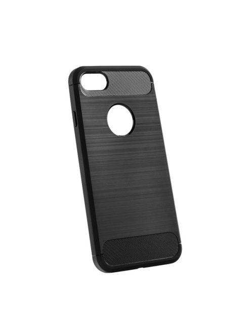 Forcell Carbon hátlap tok Apple iPhone 7/8/SE2020/SE2022, fekete