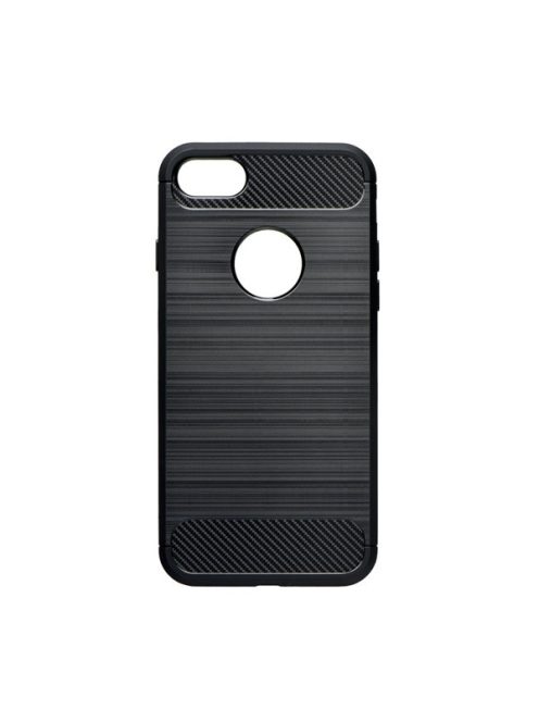 Forcell Carbon hátlap tok Apple iPhone 7/8/SE2020/SE2022, fekete