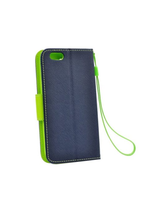 Fancy Huawei Y5 (2018) flip tok, kék-lime