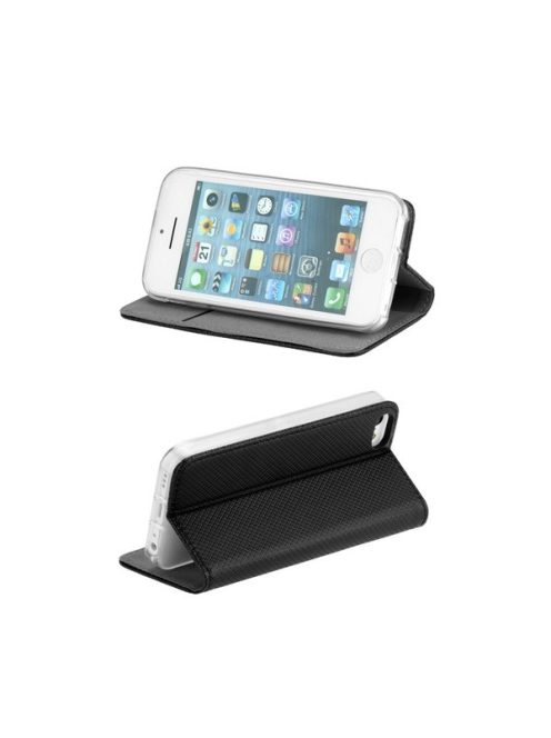 Magnet Huawei Y5 2018 mágneses flip tok, fekete
