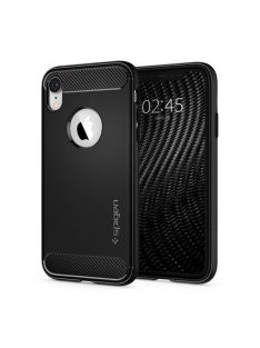 Spigen Rugged Armor Apple iPhone XR tok, Matte Black, fekete